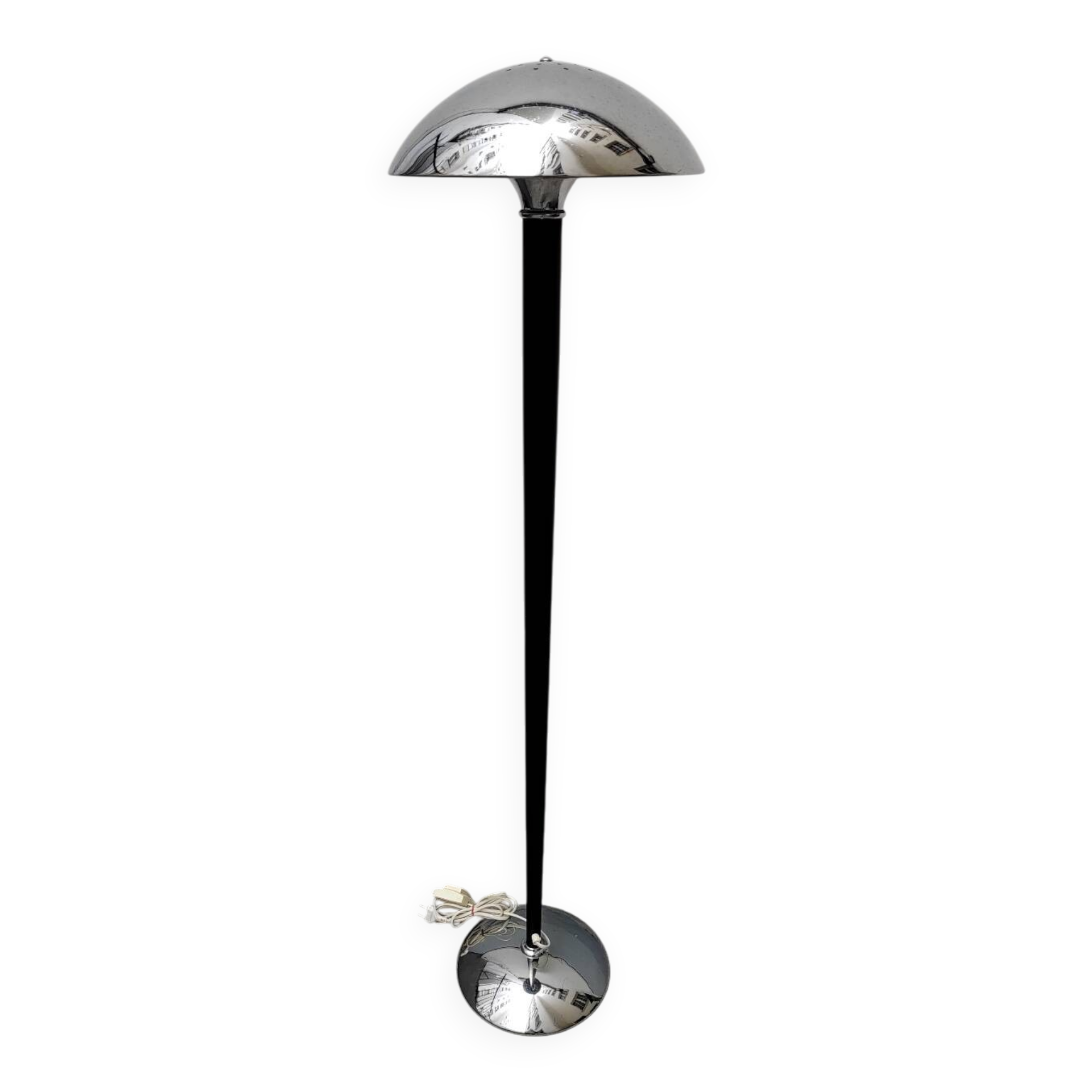 Metal mushroom floor lamp