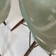 Eames Herman Miller DSW side chairs in seafoam green with imperfections