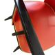 Vintage red rockabilly chair with armrest