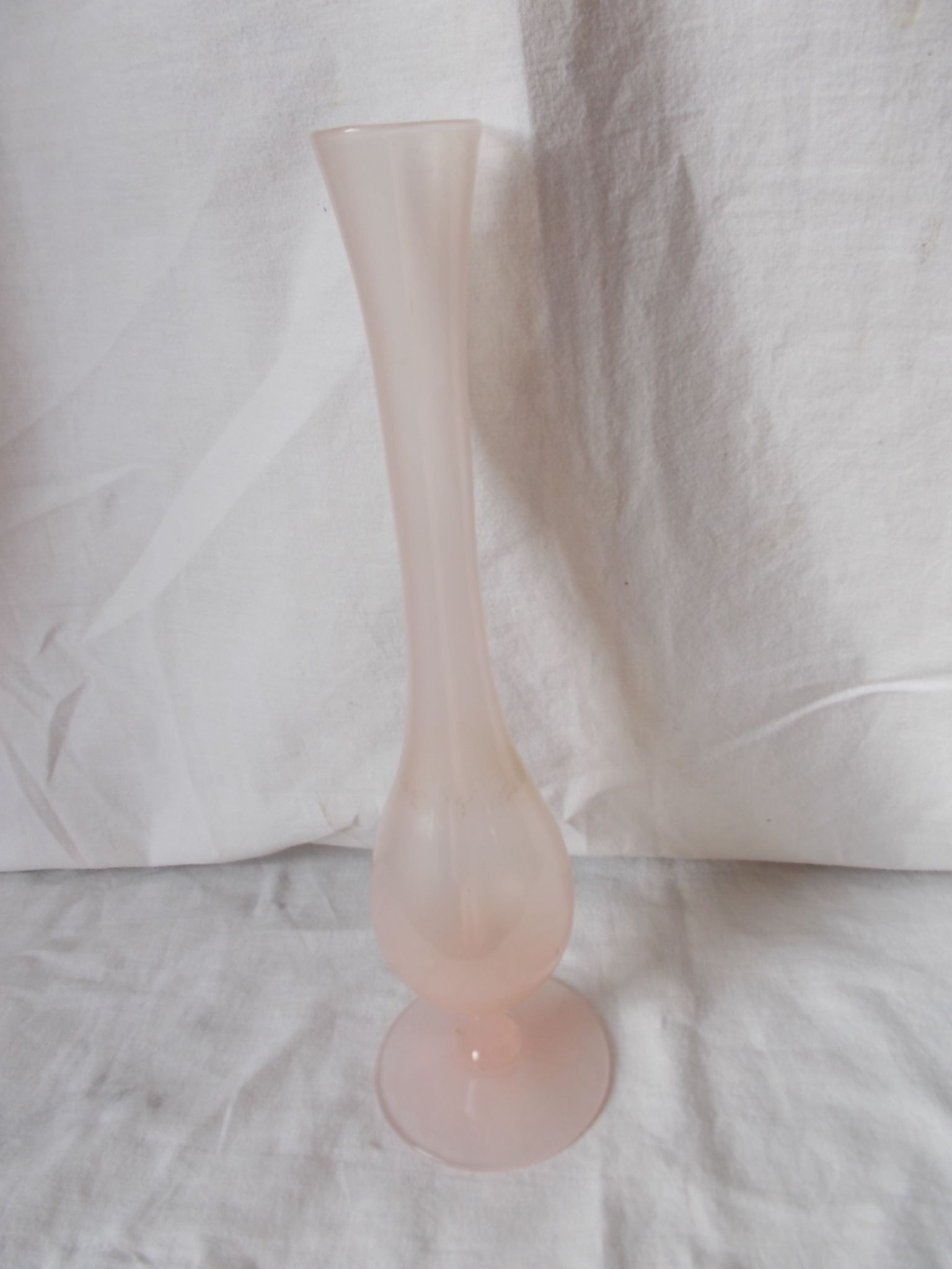 Pink opaline vase