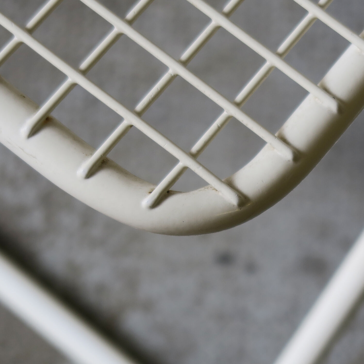 Pair of metal chairs