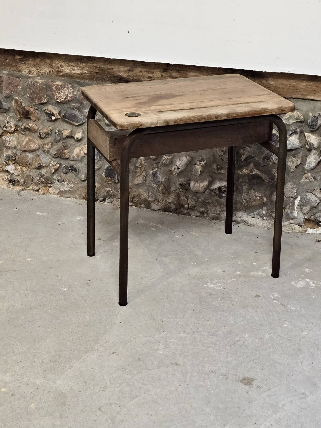 School desk with locker 1960