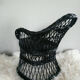 Child black rattan chair