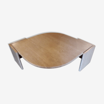 Table basse travertin