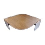Travertine coffee table