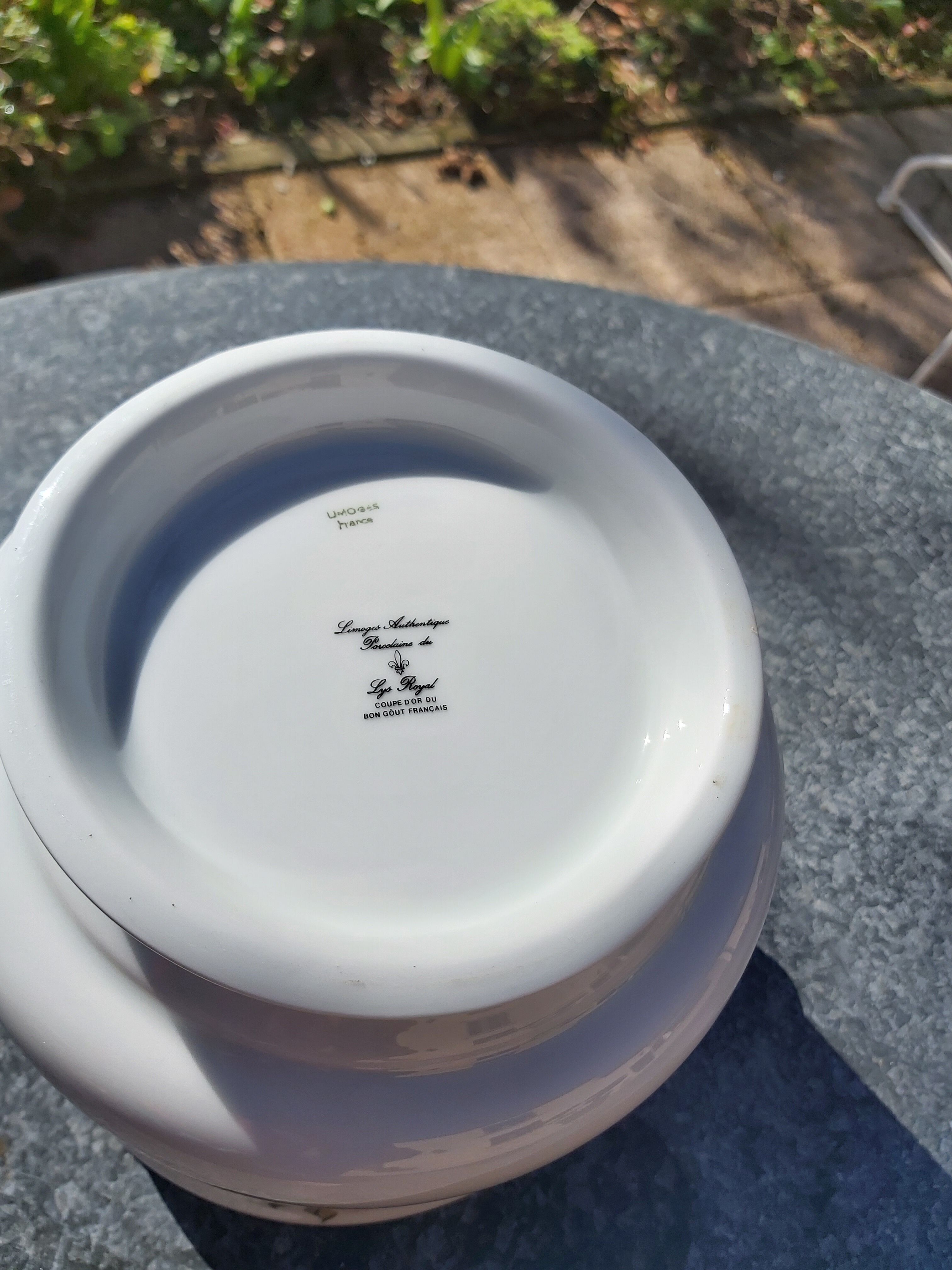 Limoges porcelain pot cache