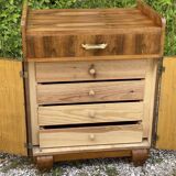 Vintage 1950s 5-drawer chest of drawers