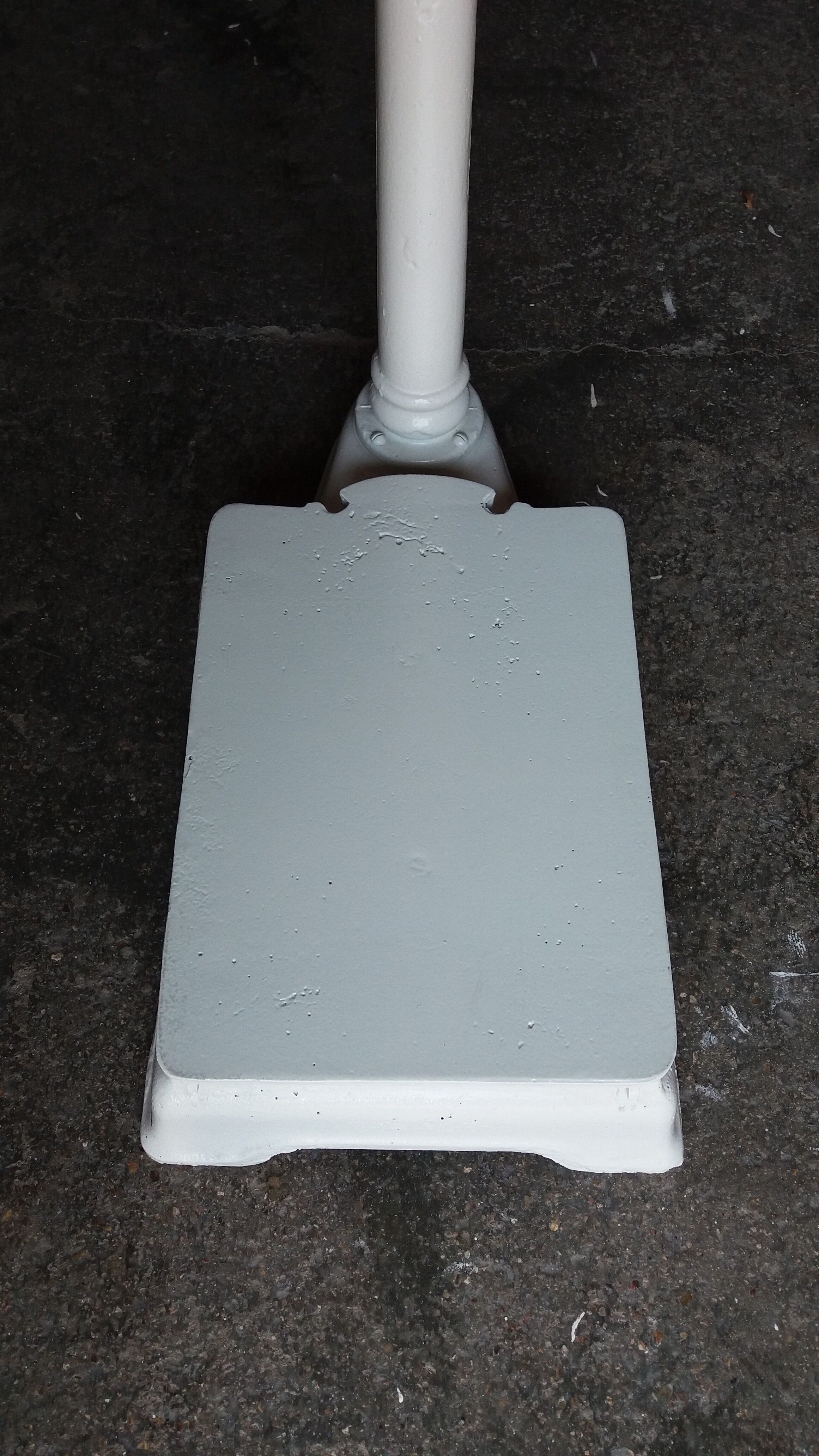 Weighs cast iron person