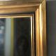 Rectangular mirror in gilded wood 54 x 44 cm