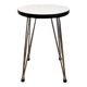 Vintage “SIF” round stool in formica and Eiffel legs.