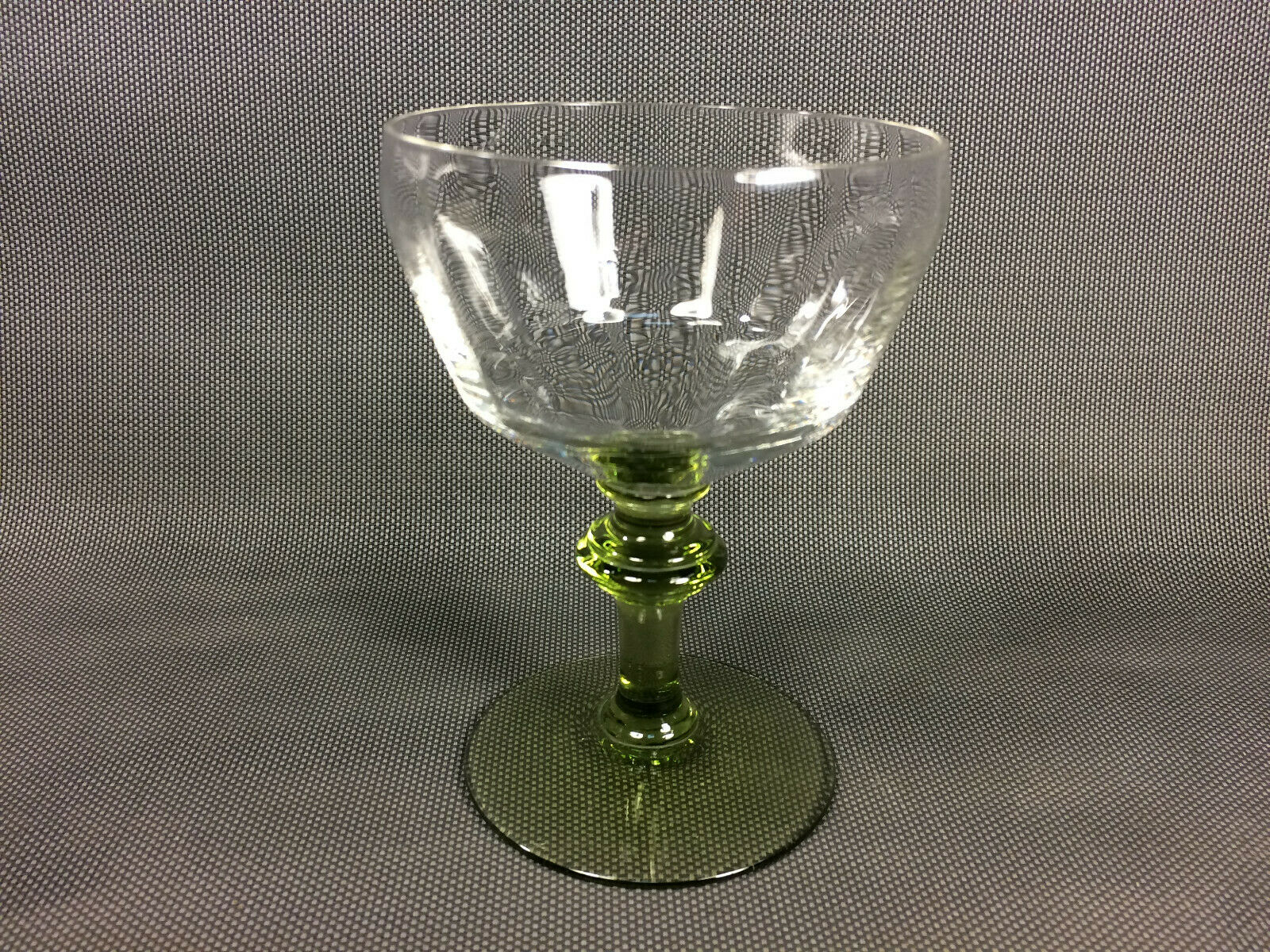 Lot 6 old vintage fine glass walking glasses