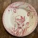 3 plates Terre de Fer Gien model "Tulips"