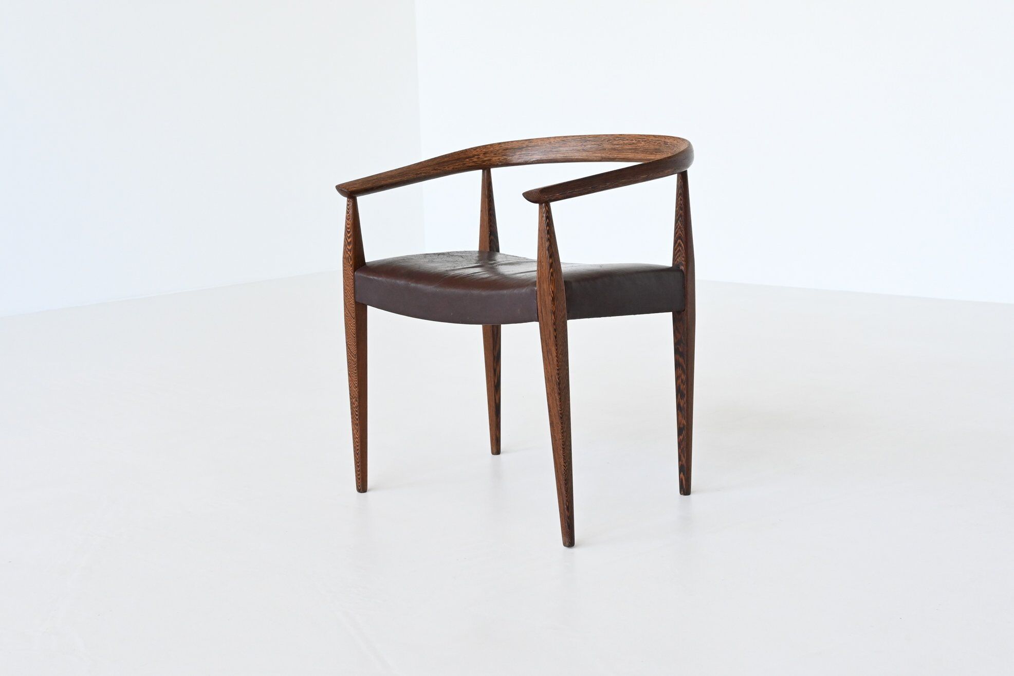 Nanna Ditzel model 113 armchairs Poul Kold Savvaerk Denmark 1955