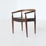 Nanna Ditzel model 113 armchairs Poul Kold Savvaerk Denmark 1955