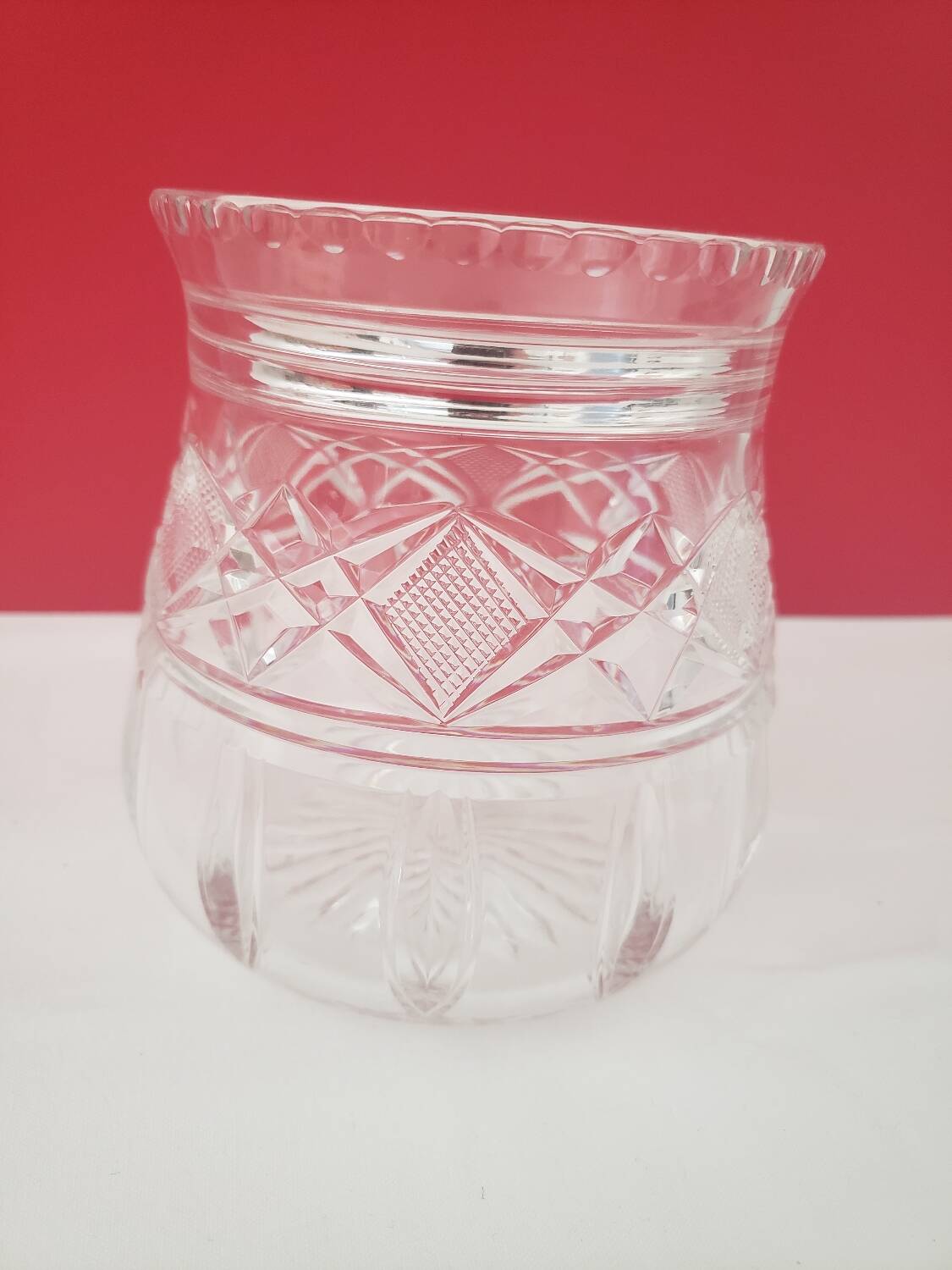 Vintage crystal vase