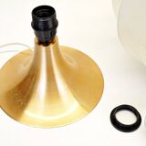 Table lamp from around 1960 with two original cocoon shades