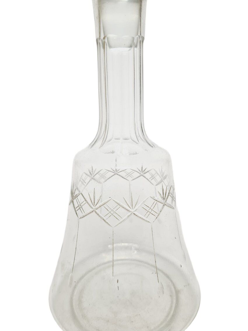 Art Deco crystal carafe, Germany, 1900s