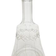 Art Deco crystal carafe, Germany, 1900s