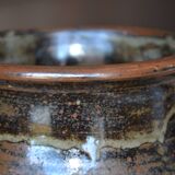 Large stoneware vase "les cyclades" Anduze by Roland Zobel