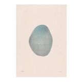 Abstract painting on paper B329 signed Eawy