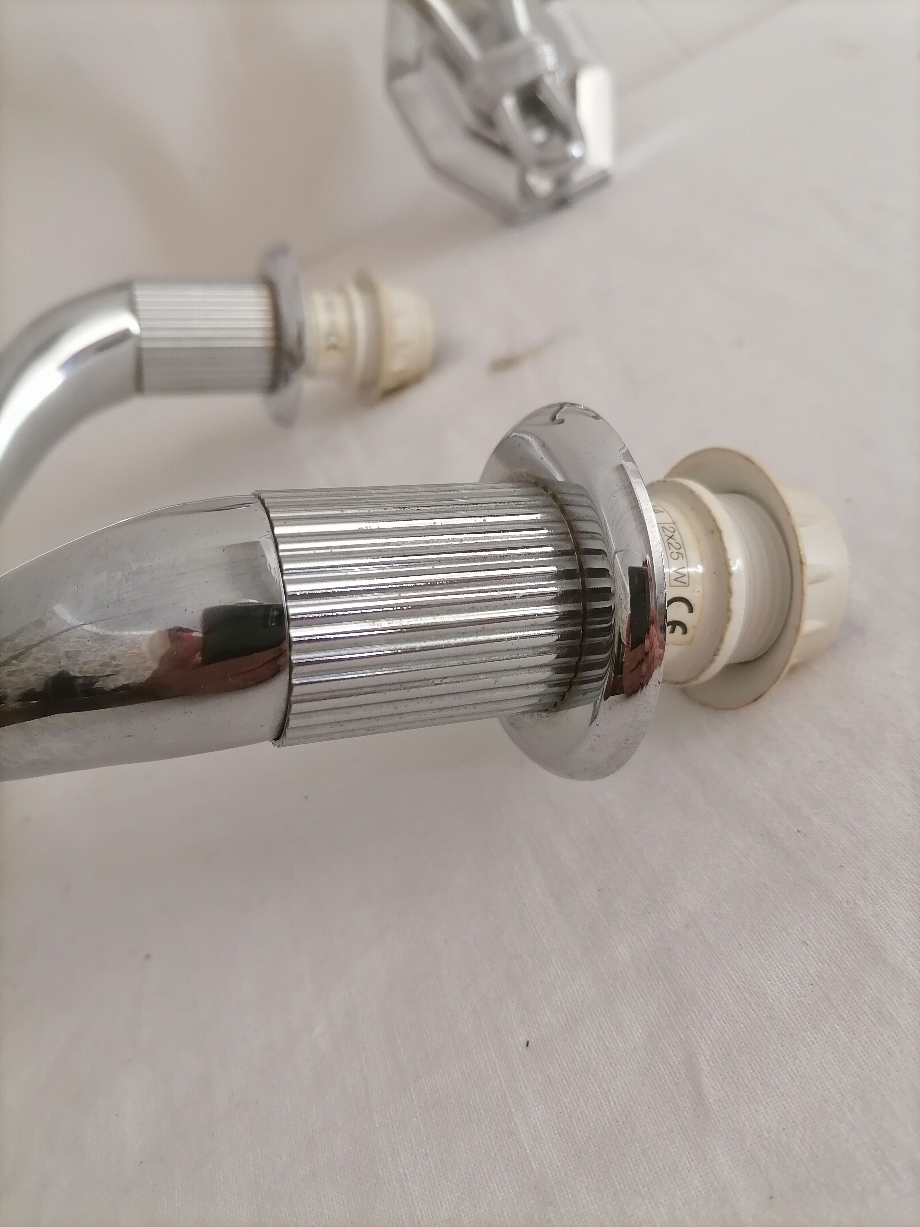 Pair of wall lamps from the 60s - 70s.