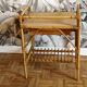 Rattan bedside table
