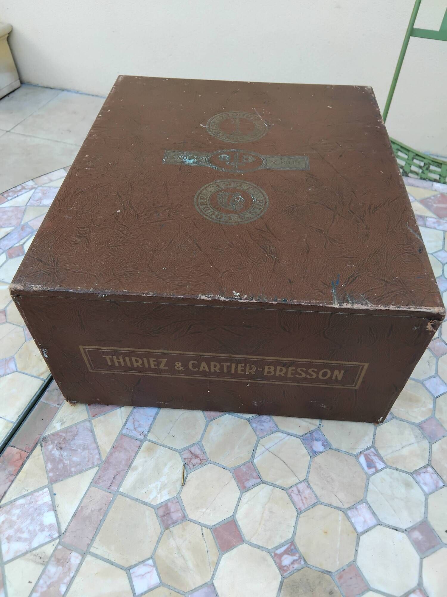 Vintage drawer unit from the Thiriez Cartier Bresson haberdashery, antique.