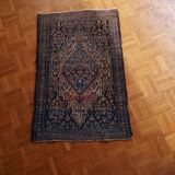 Old handmade carpet Senneh 93 x 59 cm