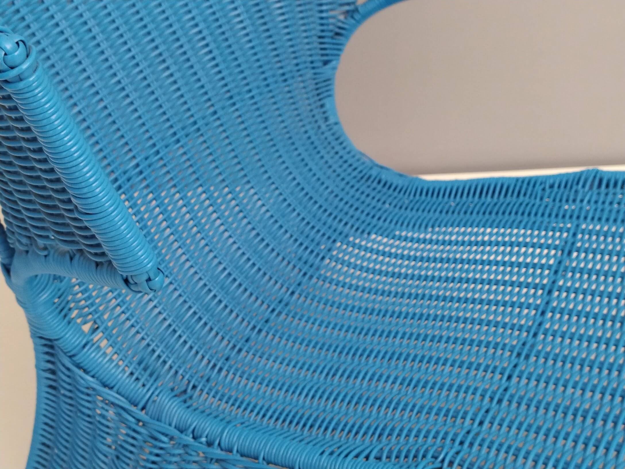 Sky Blue Low Longue Chair By Monika Mudler for IKEA, 2001