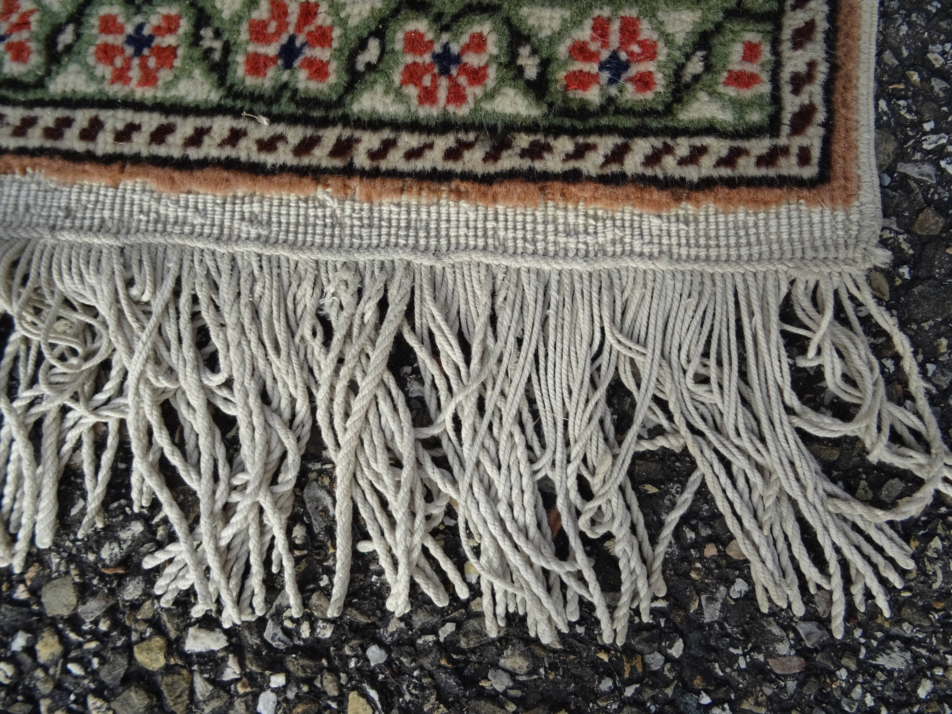 Vintage Handmade Oriental Rug 303 X 198