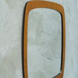 Miroir scandinave en teck, années 1960