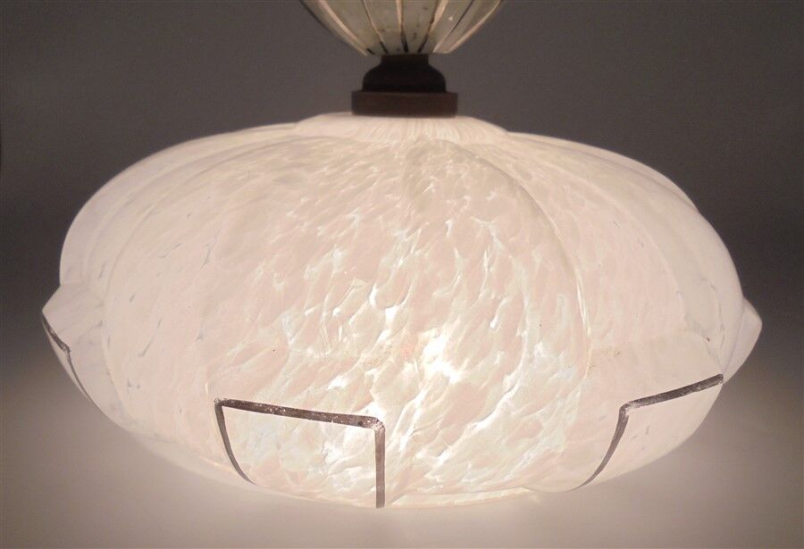 Speckled glass hanging