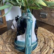 Théière panda et anse bambou en céramique