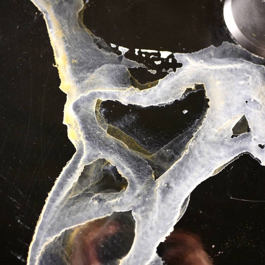 Hand-painted metal galaxy pendant light, 1980s