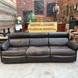 80s leather living room set