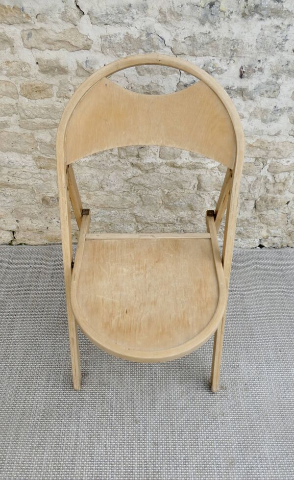 Chaise pliante OTK modèle No 24, vers 1960