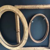 3 frames in old wood