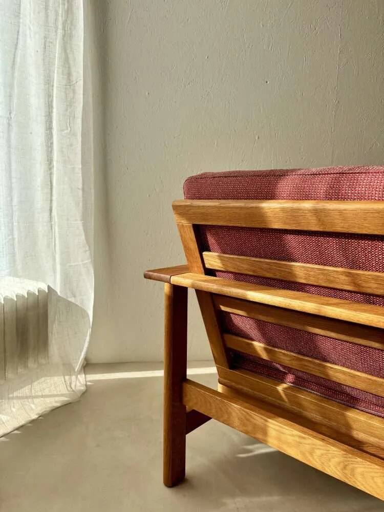 Fredericia armchair Søren Holst model 2551 oak 1960s