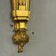 Pair of Louis XVI style wall sconces in gilded bronze, circa 1880.