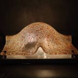 Pair of Murano Glass Wall Lights by Toni Zuccheri for Mazzega, 1970s