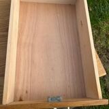 Vintage 1950s desk in light oak