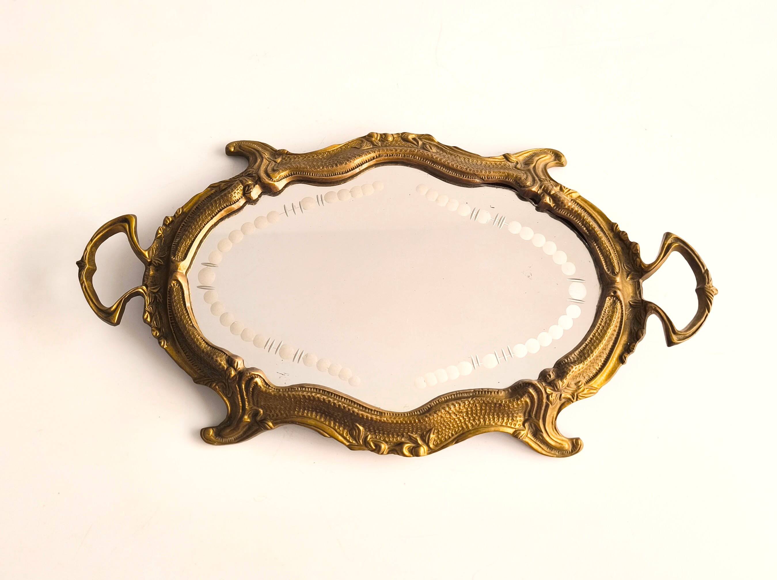 French bronze tray in Louis XV style
