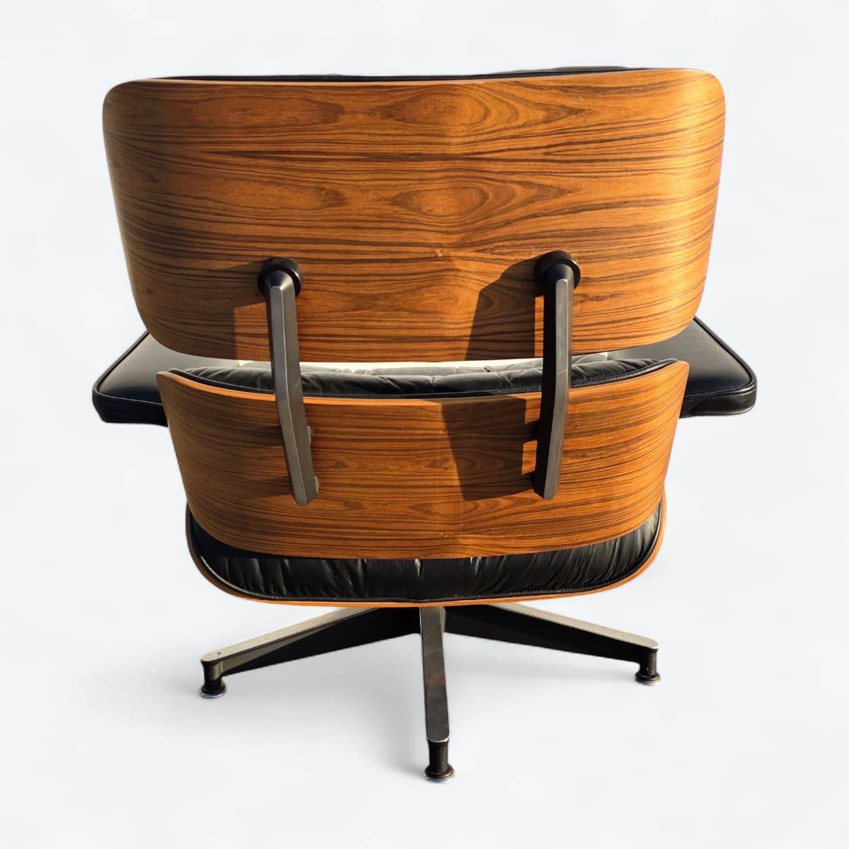 Black & Rosewood Herman Miller Original Eames Lounge Chair & Ottoman