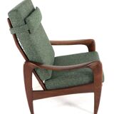 De Ster armchair men's model - dutch mid century modern design in teak