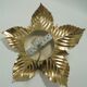 Golden flower wall lamp