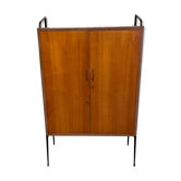 Italian wardrobe from the 60s with metal base