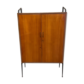 Italian wardrobe from the 60s with metal base