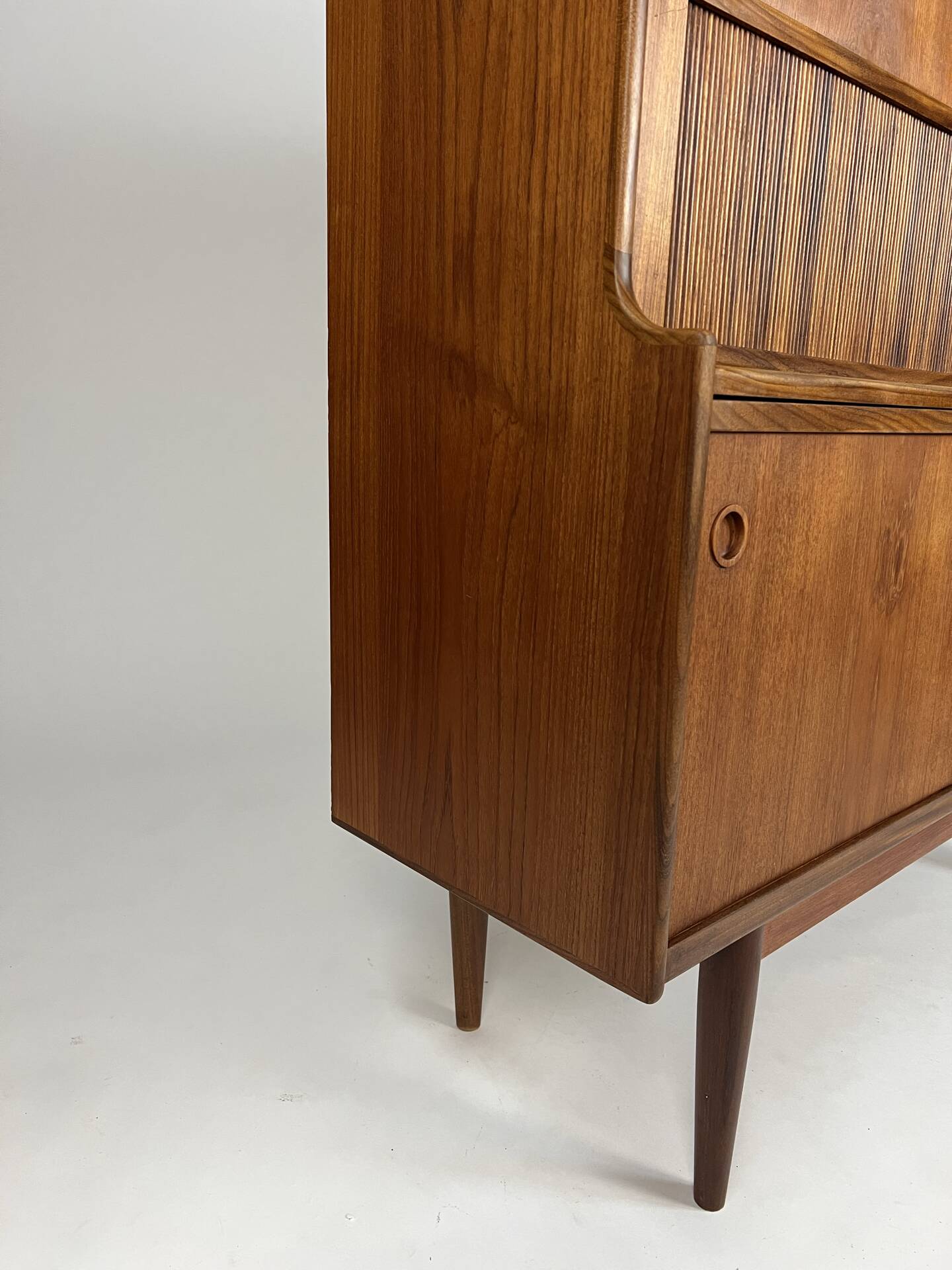 Danish teak highboard cabinet by Johannes Andersen 1960s