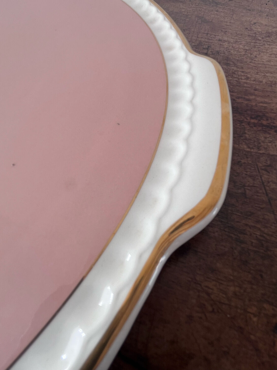 Old round cake dish Villeroy & Boch