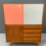 Meuble U-450 en Chêne par Jiří Jiroutek pour Interiér Praha, Tchécoslovaquie, 1